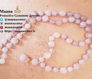 گردنبند رزکوارتز اصل