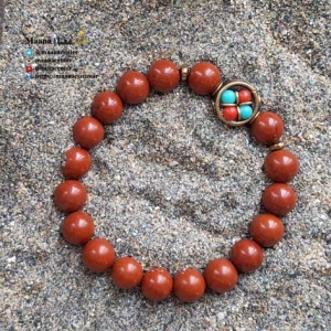 دستبند سنگ جاسپر سرخ